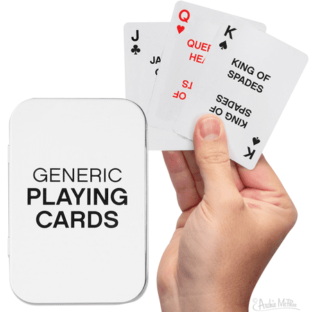 Accoutrements Deck of Generic Playing Cards in Collectible Tin! price history on PriceWatchPro