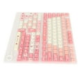 thumbnail image 1 of Juego de teclas patrón de fresa crema teclas de teclado mecánico sin decoloración 135 teclas para 96 ​​teclados mecánicos para 61 teclados mecánicos ANGGREK Otros, 1 of 8