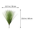 thumbnail image 2 of 3PCS Simulation Herbe Décor Vif Faux Oignon Herbe Arrangement Décor (Vert), 2 of 8
