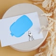 thumbnail image 3 of 1Pcs Mini Coin Purse in Blue Silicone for Key and Coin Storage, 3 of 9