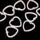 thumbnail image 4 of 10 colgantes acrílicos huecos con forma de corazón para hacer pendientes DIY. Color 8, 4 of 9