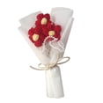thumbnail image 3 of Ramo de punto hecho a mano, flores románticas multifuncionales para graduación Estilo D, 3 of 9