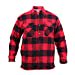 thumbnail image 3 of Rothco Extra Heavyweight Buffalo Plaid Sherpa-lined Flannel Shirts - Red, 3X-Large, 3 of 4