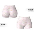 thumbnail image 5 of Picia Rainboe And Rabbit Printed Workout Shorts for Women Seamless Scrunch Butt Lifting High Waisted Yoga Gym Booty Running Moisture-wicking Short Pants-Large, 5 of 9