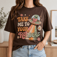 thumbnail image 5 of Back To School Shirt, Take Me To Your Readers Tee, Alien Book Lover Shirt, Librarian Gift, Teacher Appreciation Outfit, 5 of 10