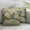 thumbnail image 3 of Pratyus Birds Branch Tree Modern Rustic Decorative Couch Pillow Cases with Zipper Home Decor Square Pillowcase 1PC 24x24in, 3 of 5