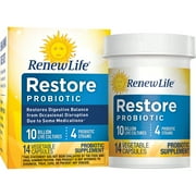 Renew Life Restore Probiotic, 10 Billion CFU, 14 count