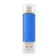 thumbnail image 4 of U Disk OTG NikouMX Azul brillante DualHead Mini Metal USB 2.0 4G, 4 of 8