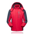 thumbnail image 1 of Lixada Veste Homme Imperméable Manteau d'Hiver Coupe-Vent Polaire Ski, 1 of 8