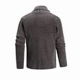 thumbnail image 3 of Mens Cardigan Sweater Long Sleeve Shawl Collar Knit Open Front Sweaters Casual Comfy Fall Winter Warm Sweaters with Pocket, 3 of 4