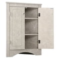 thumbnail image 5 of Accreate Modern Corner Storage Cabinet With Adjustable Shelves 2 Doors Triangle Freestanding Floor Cabinet For Living Room Small Space, 5 of 9