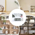 thumbnail image 4 of ZLight Library Decors Highlighting Book Trackers For Reading Goal With Eye-catching Vibrant Display Books Read Year Counter brown, 4 of 6