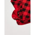 thumbnail image 4 of Little Treasure Baby Boy Cotton Bodysuits 3pk, Lumberjack Bow Tie, 3-6 Months, 4 of 4