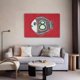 thumbnail image 5 of Póster de lienzo de mosaico de peces con número de casa ocho, decoración de dormitorio, paisaje deportivo, decoración de oficina, regalo, estilo marco, 16 x 24 pulgadas (40 x 60 cm), 5 of 8