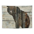 thumbnail image 5 of Orinice Bear Wood Wall Tapestry Unique Style Graphic Tapestries Home Decor Art Living Room Bedroom Apartment Farmhouse Dorm 60x50inch, 5 of 6