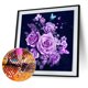 thumbnail image 4 of FLhrweasw DIY 5D flores púrpuras diamante pintura bordado cruz artesanía puntada decoración, 4 of 8