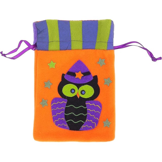 Bolsa de dulces YONGSHENG Halloween Fieltro Calabaza Naranja
