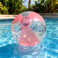 thumbnail image 3 of Outdoor Pvc Inflatable Beach Ball, 10.63 Inch Portable Sturdy Solid Waterproof Pool Toys for Summer Pool Party Decorations, Beach Games, Indoor Outdoor Yard Festival Decorations, 3 of 5