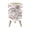 Color 1, variant on Small Trash Can with Lid Elegant White Herons Golden Floral Dark 1.8 Gallon Dog Proof Trash Can Round Garbage Can Waste Bin Wastebasket for Bathroom Bedroom Living Room