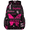Black Pink, variant on Dark Purple Green Butterfly Custom Backpack, Butterflies Personalized Backpack with Name, Customized Casual Bag Daypack for Woman