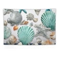 thumbnail image 5 of FANNA Sea Shells Starfish Seaweed Wall Tapestry 60x40in Soft Lightweight Home Decoration Indoor Outdoor Art 60x40in, 5 of 7