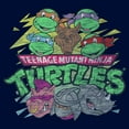 thumbnail image 2 of Boy's Teenage Mutant Ninja Turtles Distressed Characters and Villains Graphic Tee Navy Blue Small, 2 of 4