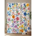 thumbnail image 4 of Shower Curtain Spring Flowers Shower Curtains for Bathroom, Waterproof Polyester Shower Curtain Set with Hooks, Standard Size 72" x 72" Oil Painting, 4 of 6