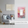 thumbnail image 5 of Disketp Abstract Pink Gold Splash Decorative Light Switch or Outlet Wall Plate with Safety Cover-Style U, 5 of 6