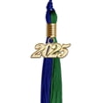thumbnail image 2 of Endea Graduation Royal Blue/Green Graduation Tassel with Gold Date Drop, 2 of 11