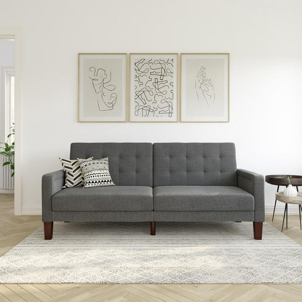 Better Homes & Gardens Porter Fabric Tufted Sofa Bed, Multiple 
