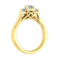 thumbnail image 2 of 1/2 Carat 3-Stone Diamond Engagement Ring in 10K Yellow Gold (Ring Size 10.25), 2 of 6