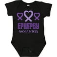thumbnail image 3 of Inktastic Epilepsy Awareness Month Ribbon Girls Baby Bodysuit, 3 of 5