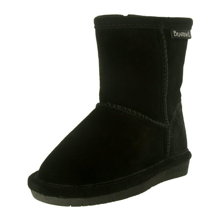 Bearpaw Girl's Emma Youth Black High-Top Suede Boot - 9M | Walmart Canada