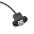 thumbnail image 1 of DPTALR Printer Panel Mount Cable + Screw Mini USB 5 Pin Male to USB 2.0 B Jack Female, 1 of 5