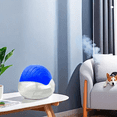 thumbnail image 4 of Leaf Humidifier 1800ML Large Capacity Ultrasonic Cool Mist Humidifier with Green LED Color Changing Lights, Air Freshener,Black, 4 of 10