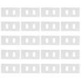 thumbnail image 2 of Vertical Blinds Repair Tabs 50Pack For Homeowners And Landlords 5.00X2.50X0.10CM White PET Materials Damaged Slats Fix, 2 of 5