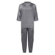 thumbnail image 4 of Conjunto de pijama de mujer con top de manga media y pantalones de satén suave - Poliéster spandex, estampado, para todas las estaciones - S-XXXXXL, 4 of 5