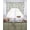 Fruit green, variant on Spring Flowers Swag Valances for Windows, Small Curtains Drapes, Farmhouse Grey-blue Pastoral Floral Leaf Kitchen Window Curtains Over Sink Window Treatment Valance for Bedroom/Bathroom 56"x36"