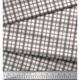 thumbnail image 1 of Soimoi Pink polyester Crepe Fabric Window Pane Check Decor Fabric Printed Yard 52 Inch Wide, 1 of 3