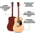 thumbnail image 2 of Pre-Owned Fender FA Series Dreadnought Acoustic Guitar - Natural, 2 of 3