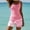 Pink, variant on Tummy Control Swimsuit for Women 2 Piece Swim Top and Boyshorts Gray Tankini Floral Print Young Womens Bathing Suits