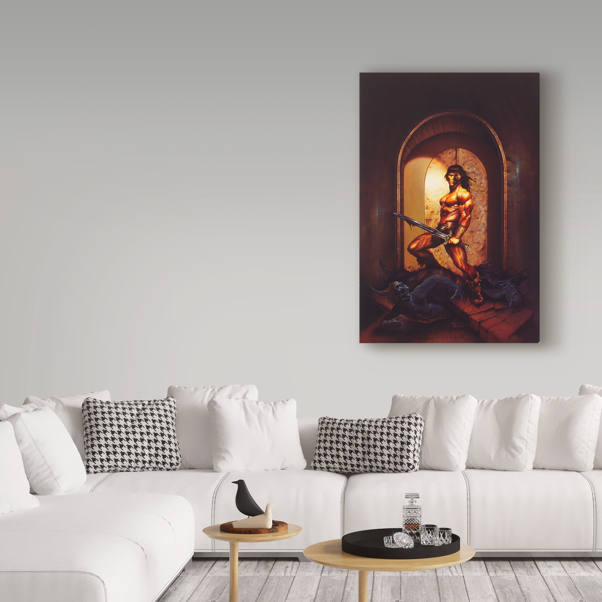 Trademark Fine Art 'The Guardian' Canvas Art by Kirk Reinert