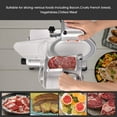 thumbnail image 4 of Wechef 10" Commercial Meat Slicer 240W 530RPM Electric Cheese Deli Food Slicer Stainless Steel Blade Veggies Cutter, 4 of 9