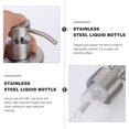 thumbnail image 3 of Yuangui 304 Stainless Steel and Acrylic Soap Dispenser Foaming Liquid Soap Dispenser Manual Transparent Dispenser for Kitchen and Bathroom Countertops, 3 of 11