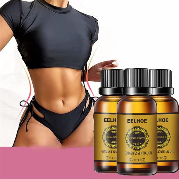 Essential oil 2PC Slimming Ginger Detoxifying Abdominal Stomach Massage