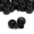 thumbnail image 2 of 400 x Black Ball Cord Locks Toggles Round Cordlocks, 2 of 4