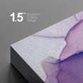 thumbnail image 4 of Canvas Print Wall Art Watercolor Pastel Purple Lavender Smoke Landscape Abstract Shapes Illustrations Modern Art Decorative Relax/Calm Colorful for Living Room, Bedroom, Office - 12x18 inches, 4 of 5