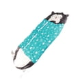thumbnail image 1 of Saco de dormir para niños con forma de perro azul grueso, práctico y cálido, con dibujos animados para acampar, 1 of 12