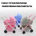 thumbnail image 5 of Miniature Baby Cradle Model Figure Doll House Nursery Room Scene Display Accessory Realistic Design 1/12 Scale Furniture, 5 of 9