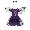 thumbnail image 3 of Disfraz de bruja de vampiro para niña, vestidos de carnaval de fantasía, disfraz de sirena Addams, novia fantasma, Caperucita Roja, 2024, 3 of 5